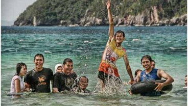 LIBUR LEBARAN: Kemacetan ke Arah Pantai Capai 10 Km